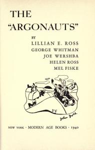 Title page of "The Argonauts"